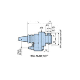 New Baby chuck Type Angle Head AG90 Series Clamping diameter: ø0.25 - ø13 - Big-tools Industrial Supply Tools for Metal Cutting